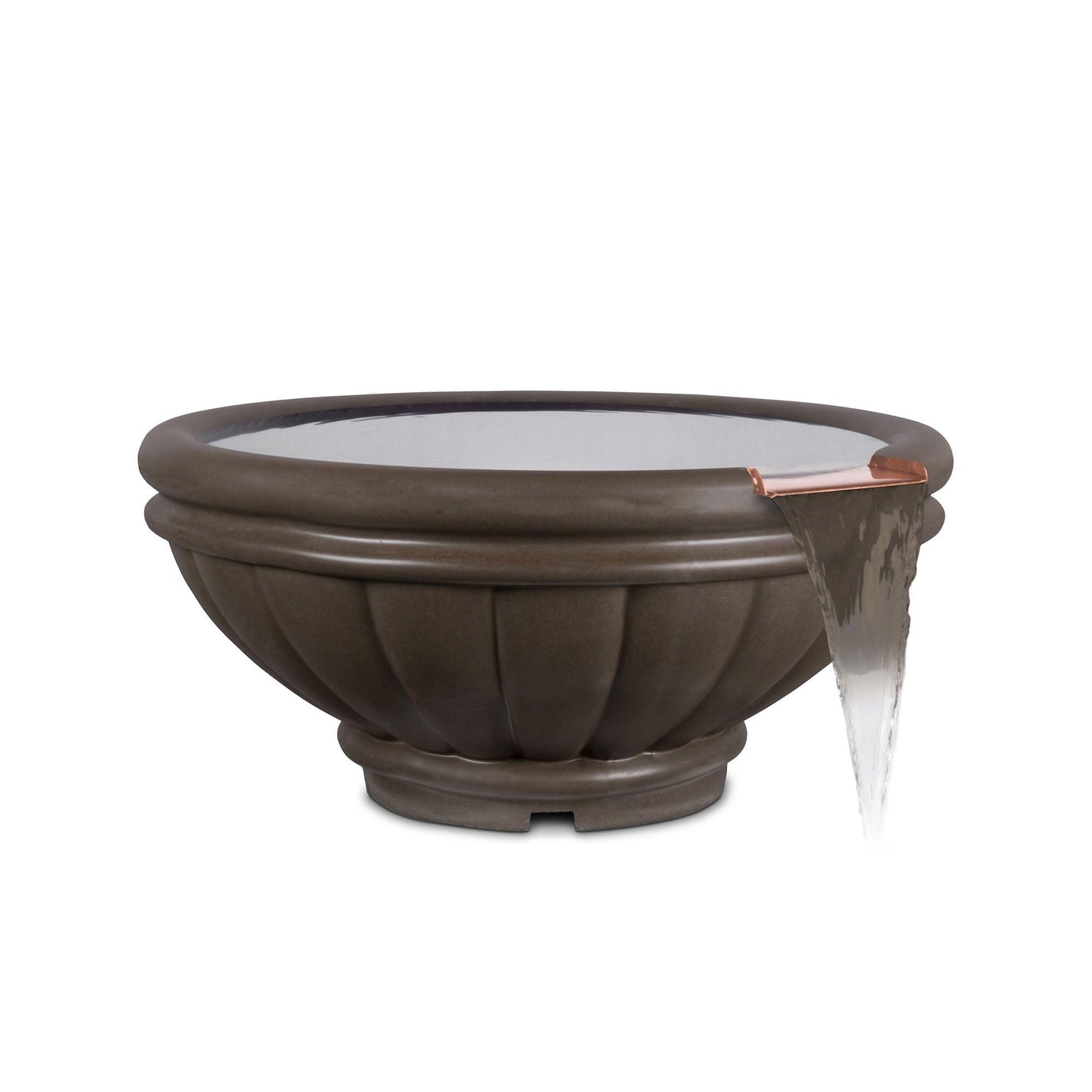 Roma GFRC Water Bowl Chocolate