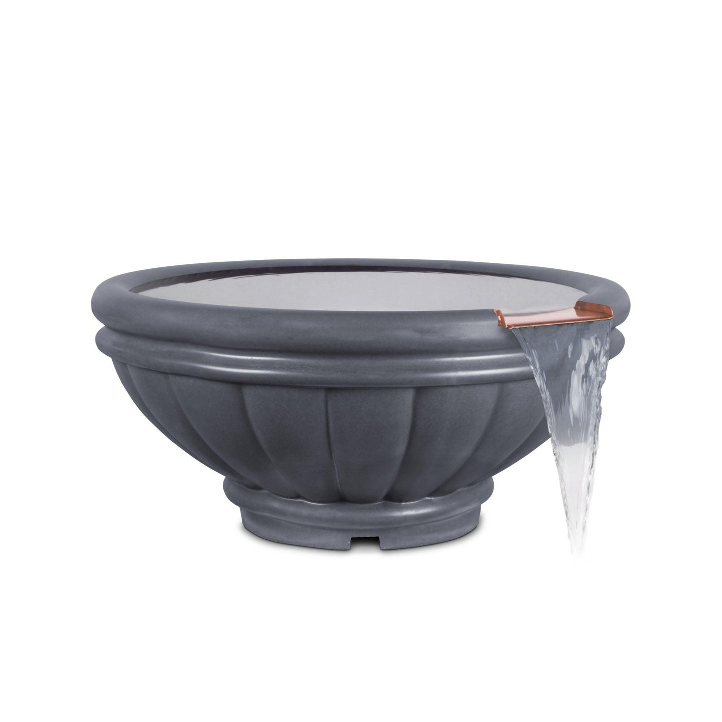 Roma GFRC Water Bowl Gray