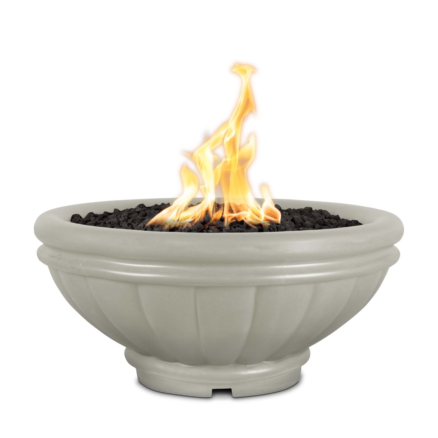 Roma Concrete Fire Bowl 36" - Match Lit