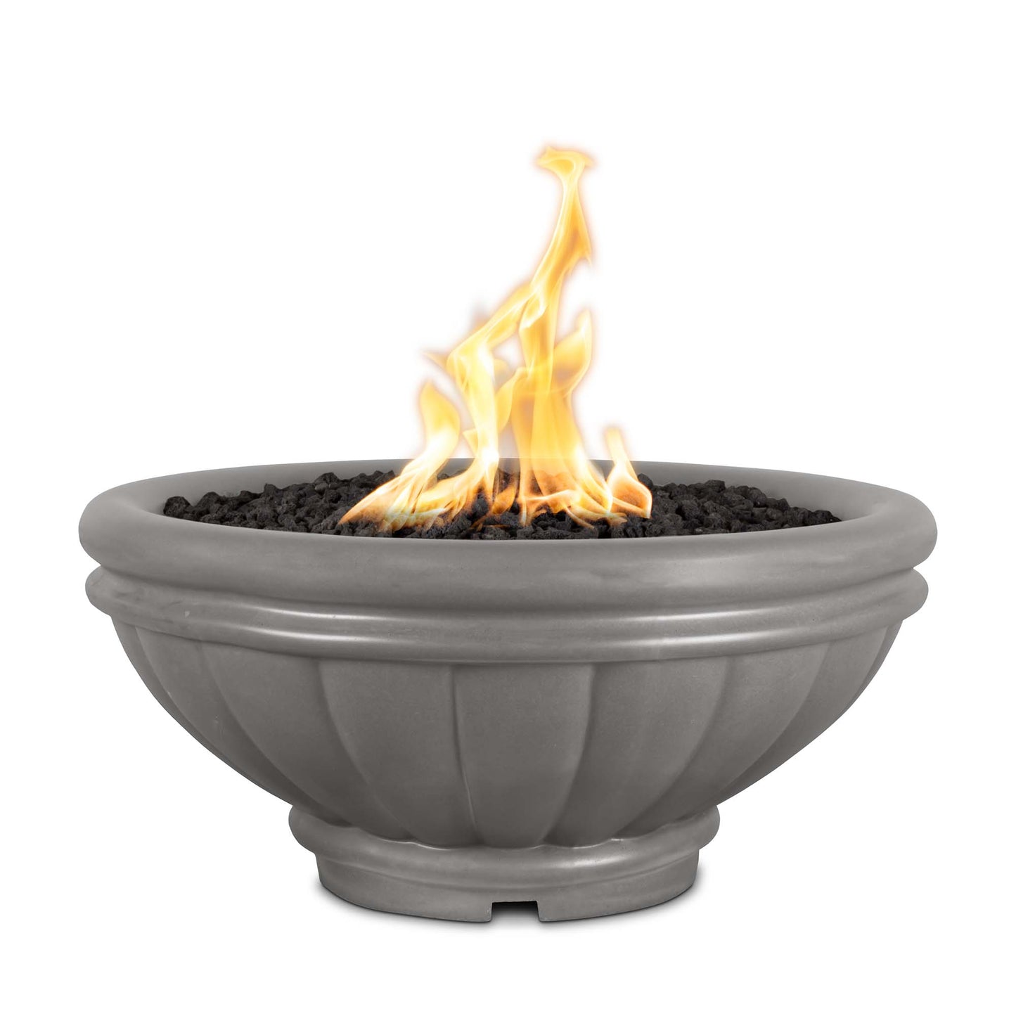 Roma Concrete Fire Bowl 36" - Match Lit