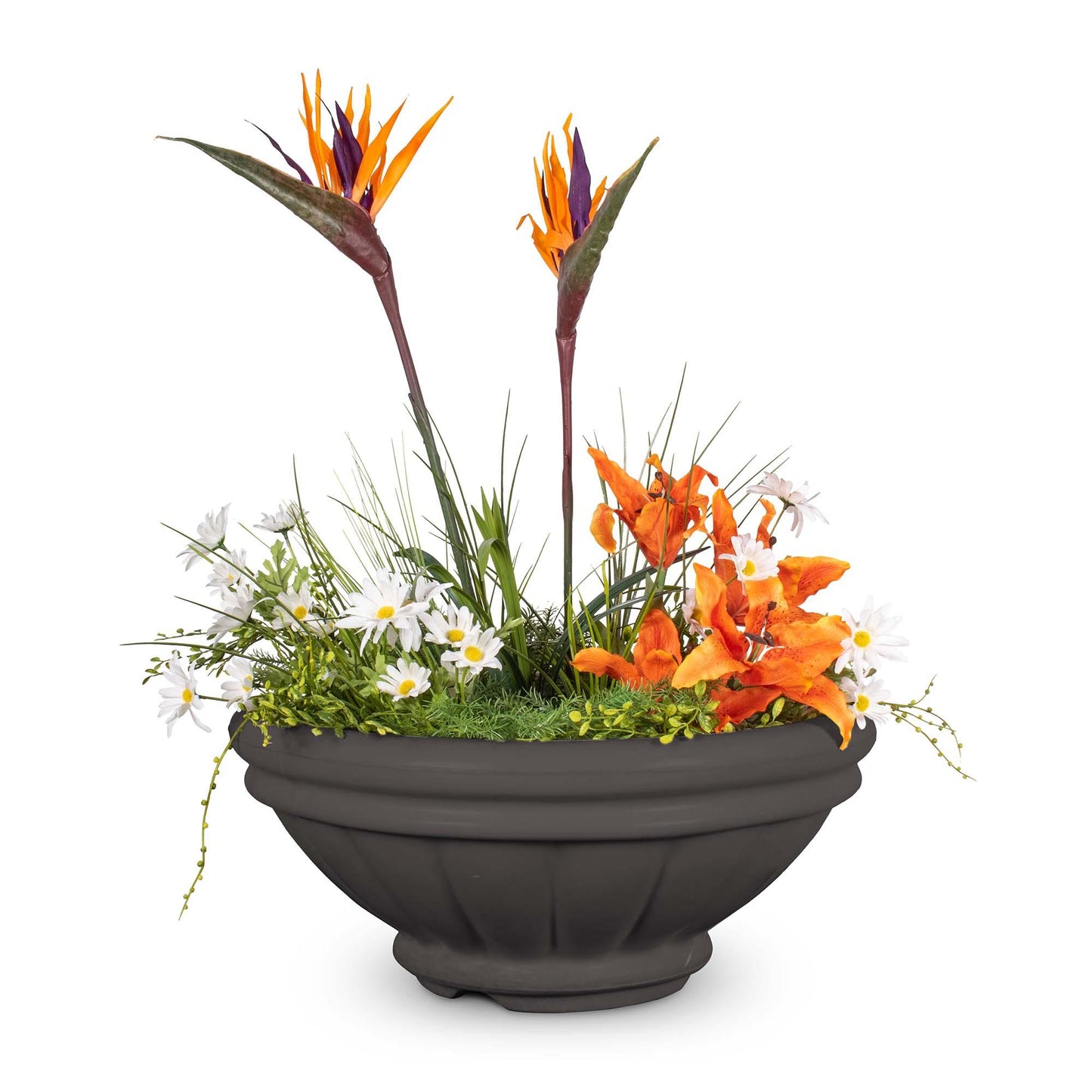 RomaGFRCPlanterBowl Chestnut