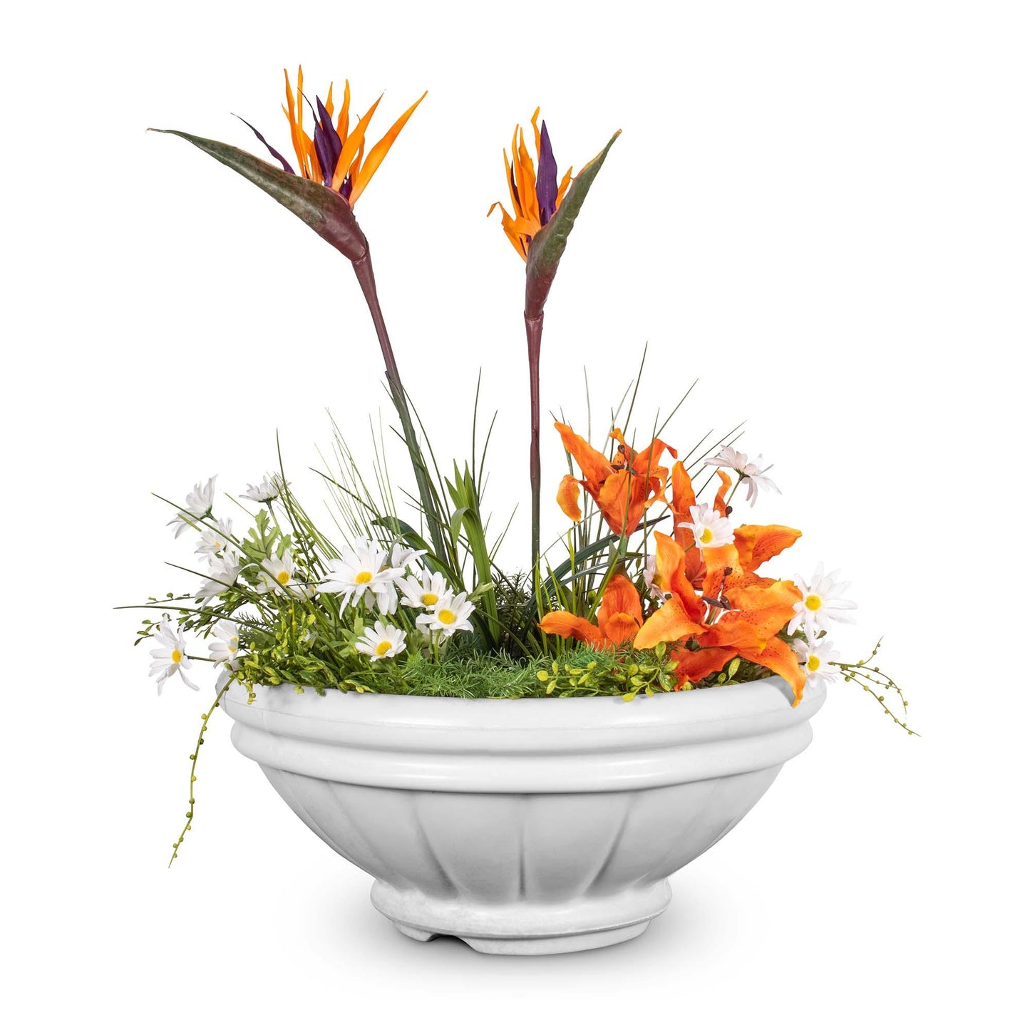 RomaGFRCPlanterBowl Limestone