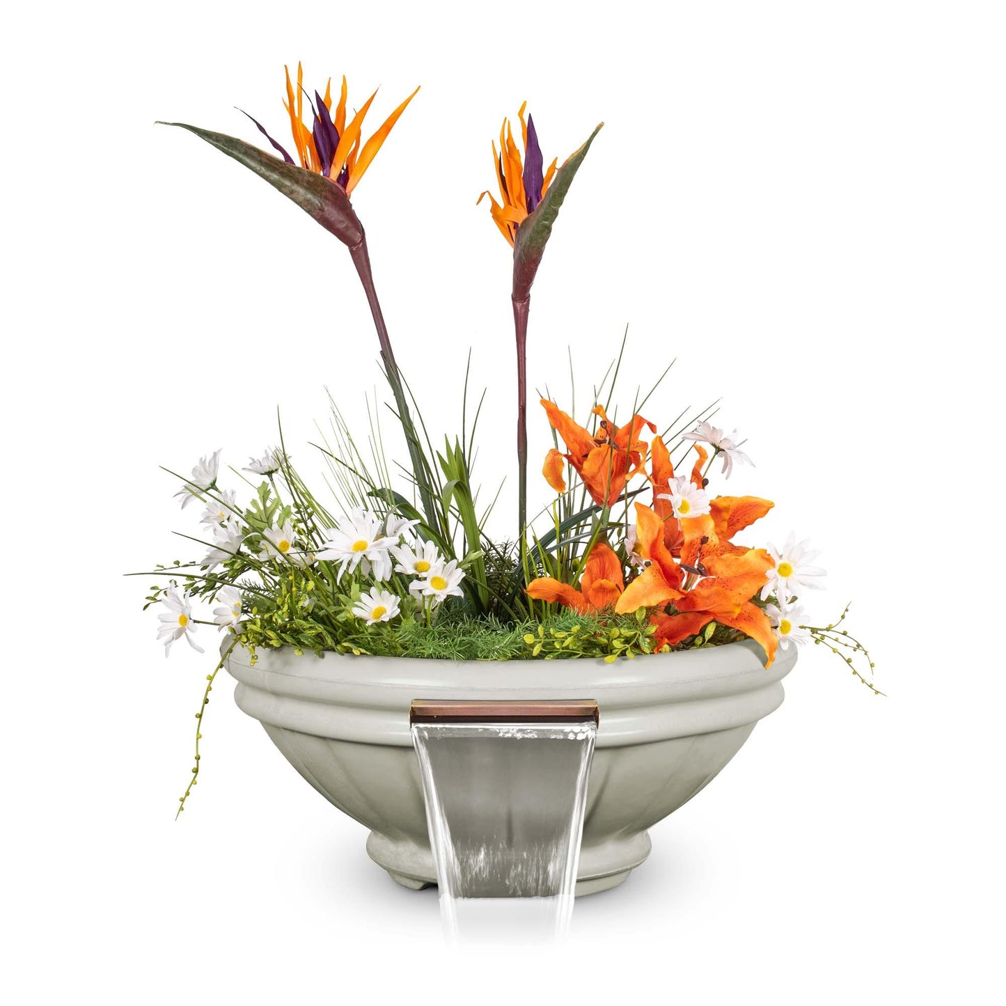 RomaGFRCPlanterWaterBowl Ash