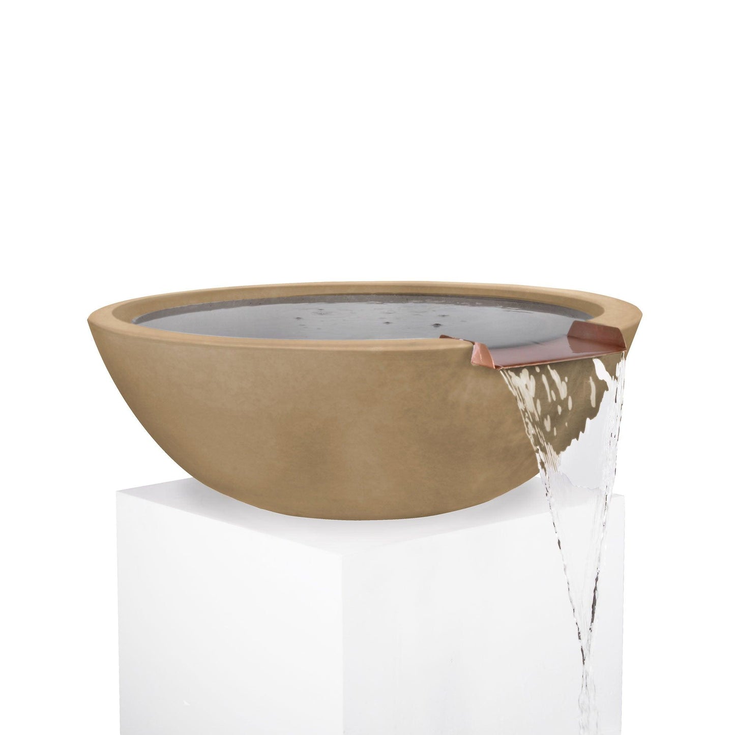Sedona GFRC Water Bowl Brown