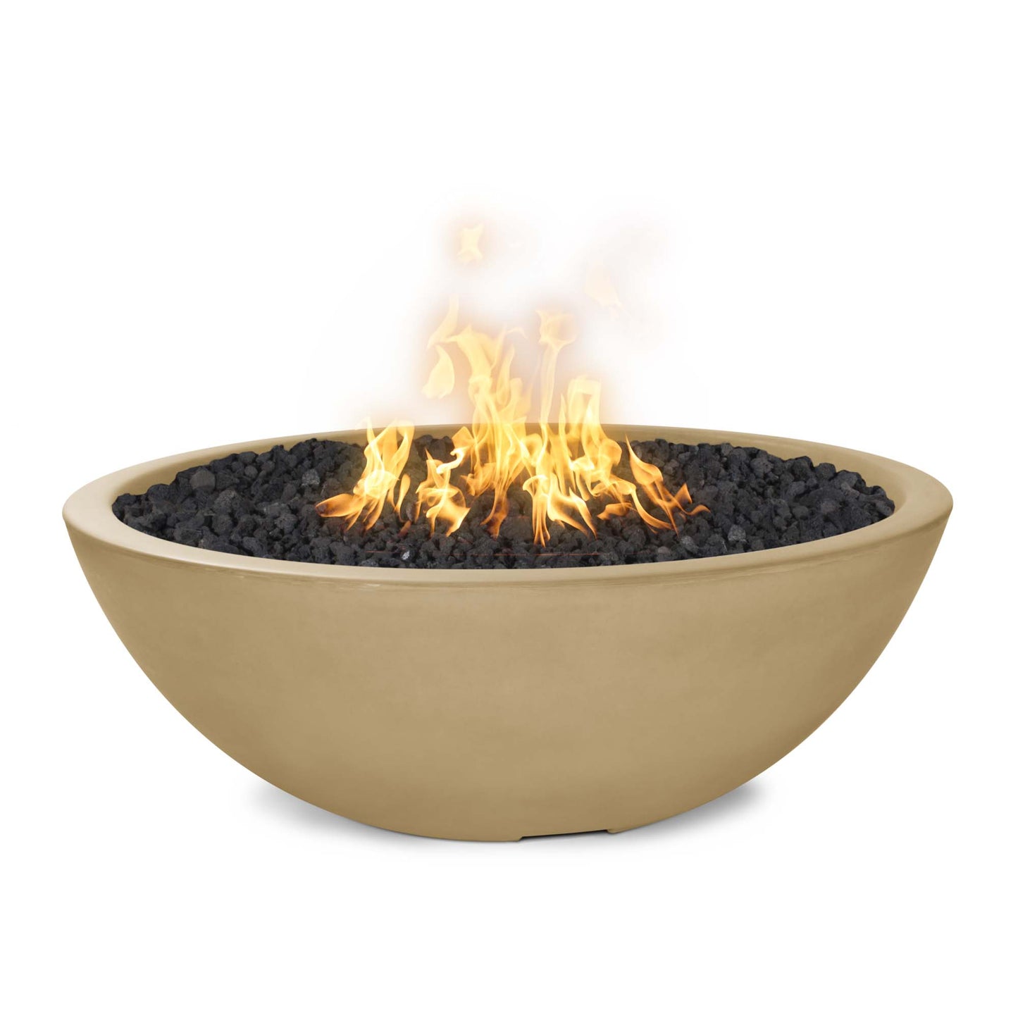 Sedona Concrete Narrow Ledge Fire Pit 60" - Electronic Ignition