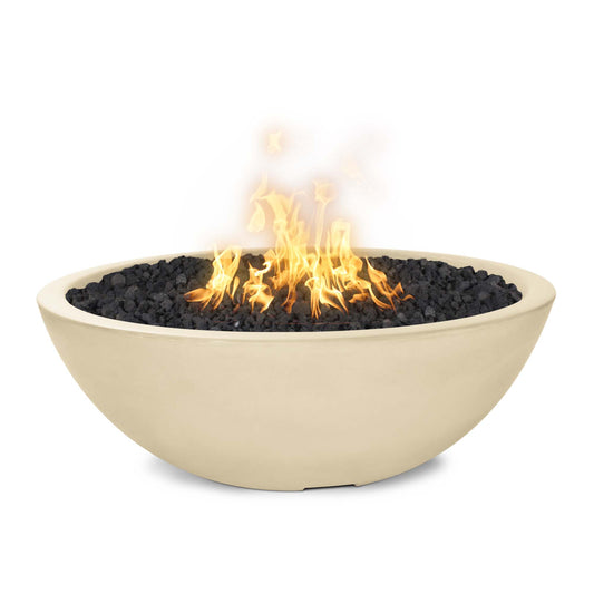 Sedona Concrete Narrow Ledge Fire Pit 60" - Match Lit