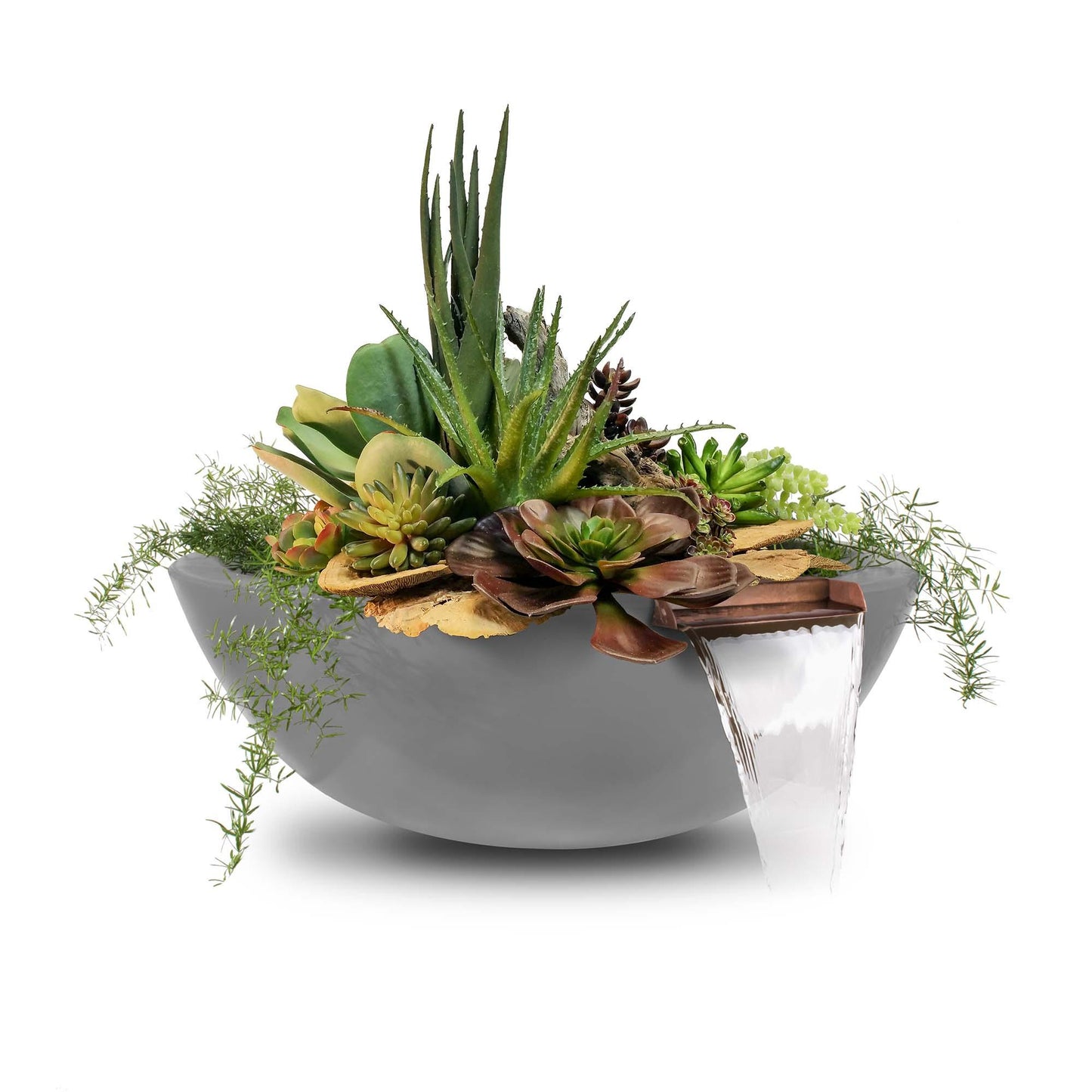 SedonaGFRCPlanterandWater NaturalGray