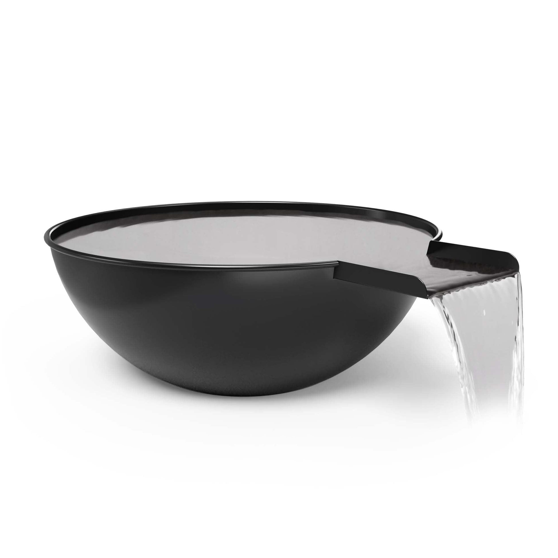 SedonaPowderCoatWaterBowl Black