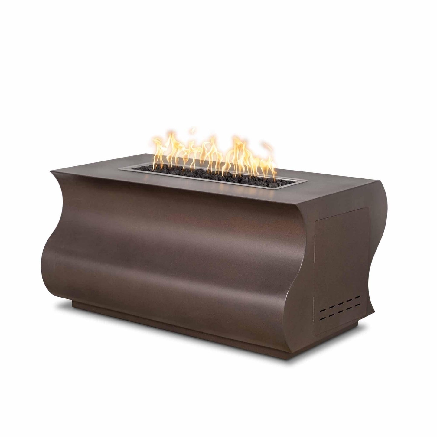 Tidal Fire Pit Powder Coated Java