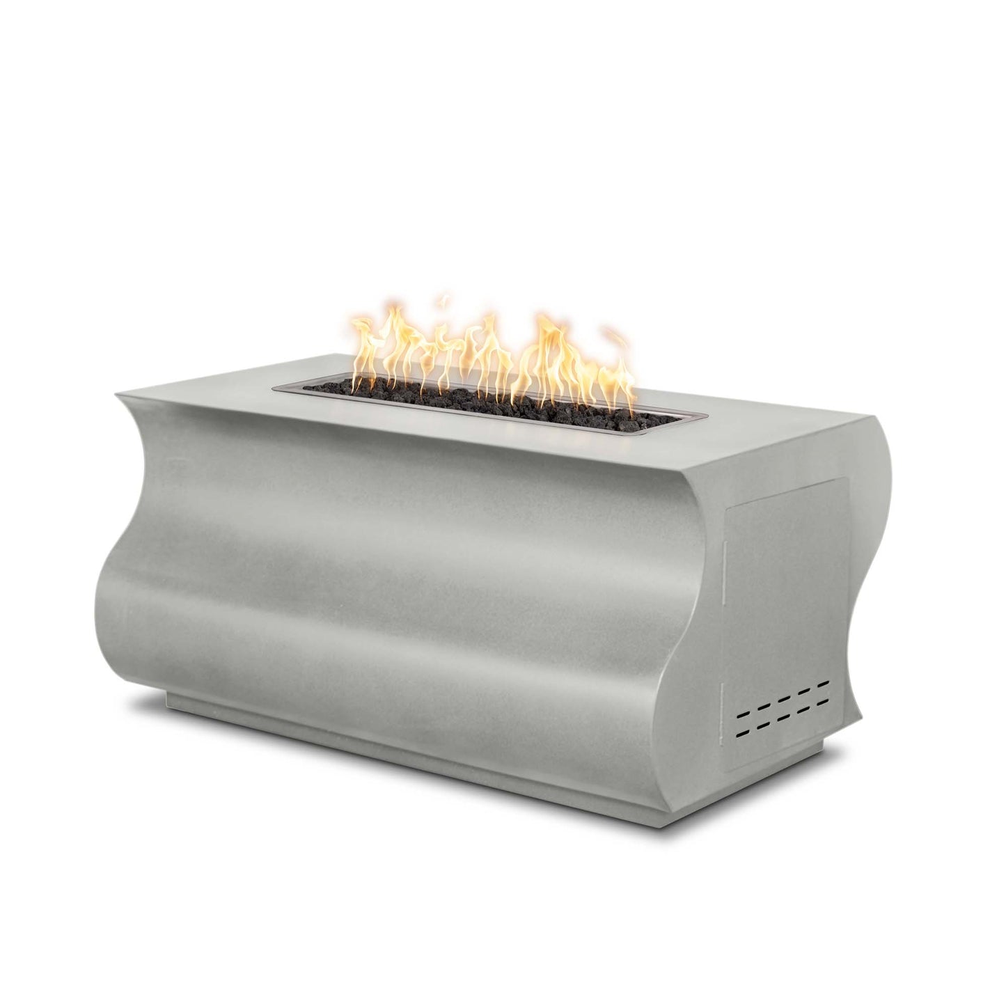 Tidal Metal Fire Pit 48" - Match Lit