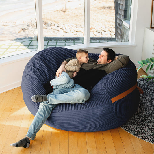 Fuf® 7Ft Foam Bean Bag Chair