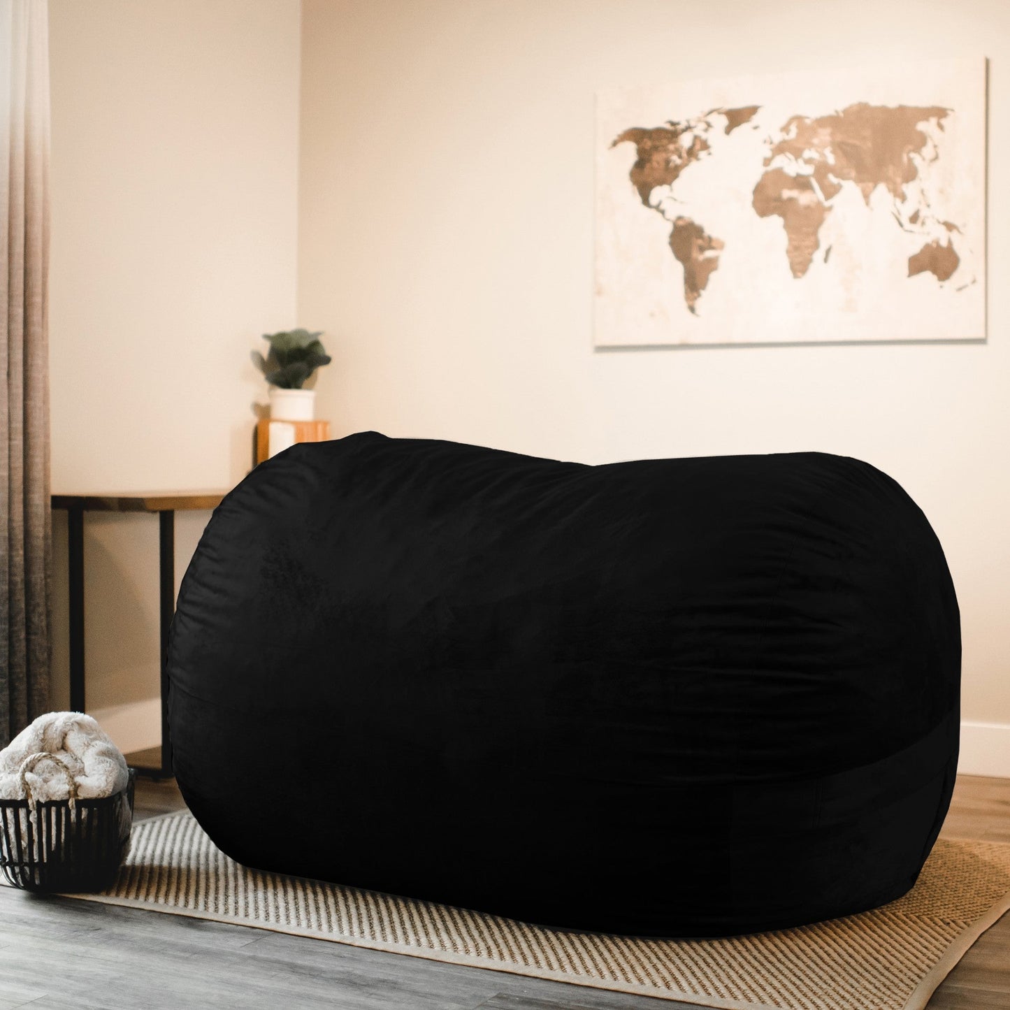 Fuf® 7Ft Foam Bean Bag Chair