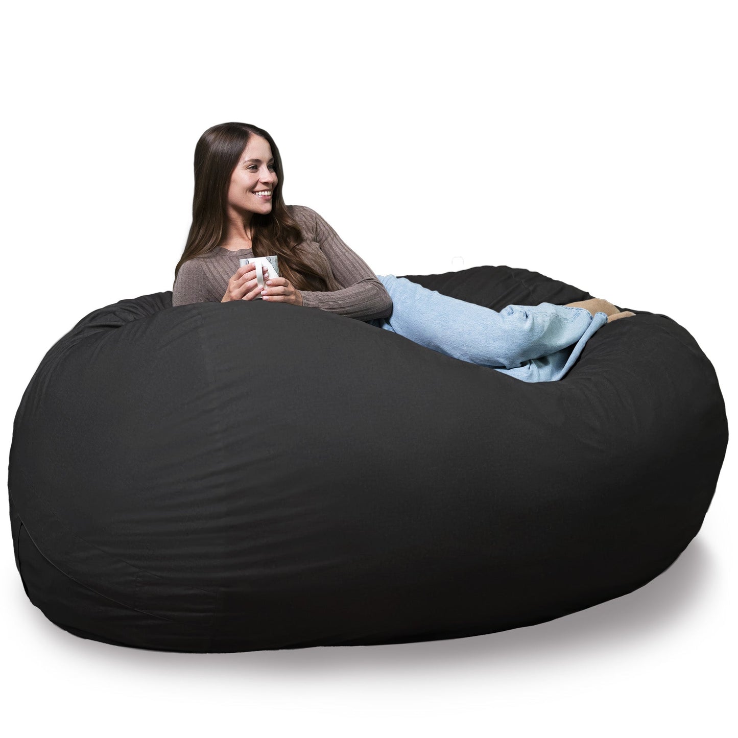 Fuf® 7Ft Foam Bean Bag Chair