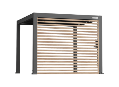 Wood-Grain Slat Walls for FlexPatio Pergolas
