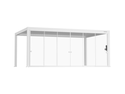 Sliding Glass Door with Round Handle for FlexPatio Pergola