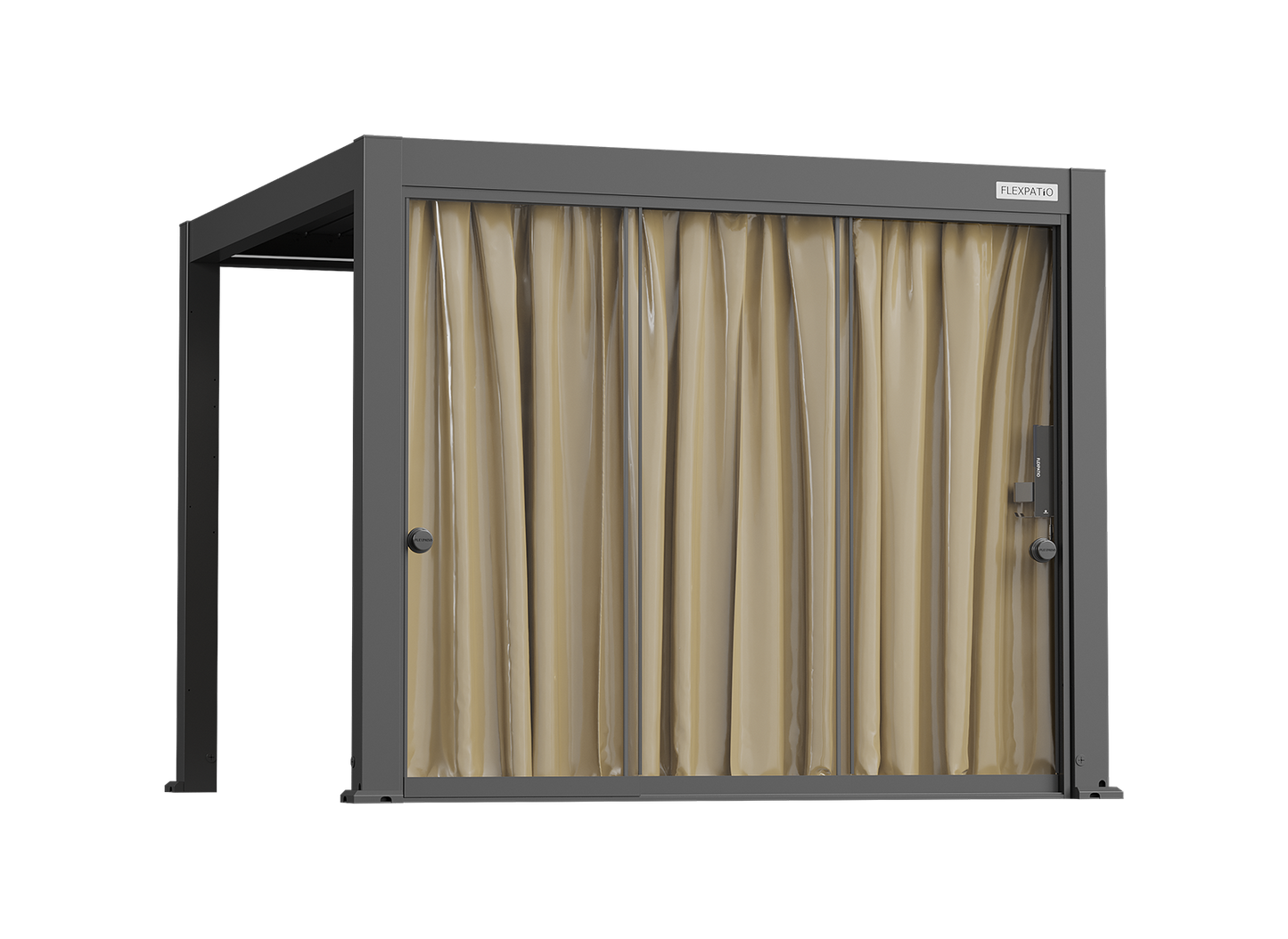 Curtain for Glass Door for FlexPatio Pergola