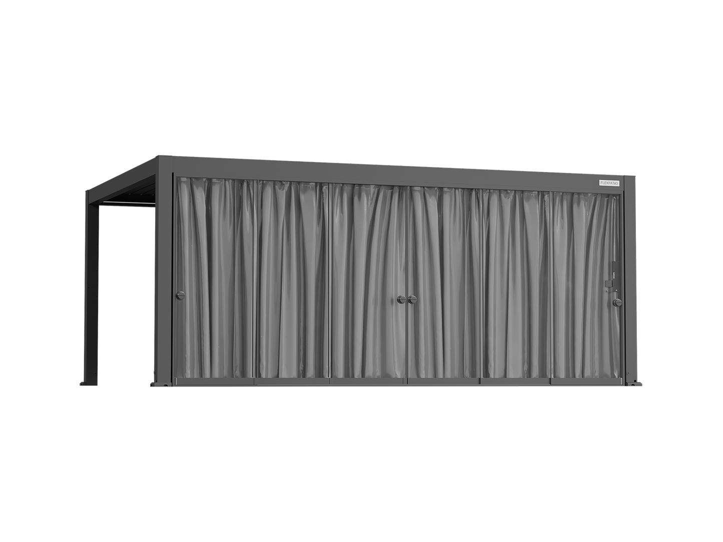 Curtain for Glass Door for FlexPatio Pergola