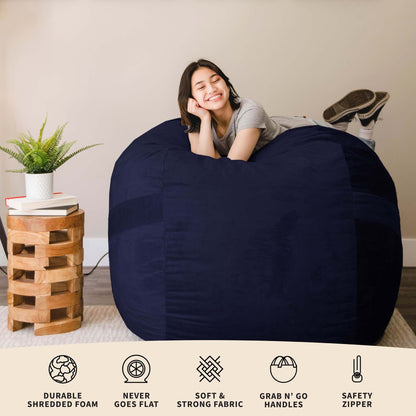 Fuf® 5Ft Foam Bean Bag Chair