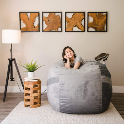 Fuf® 5Ft Foam Bean Bag Chair