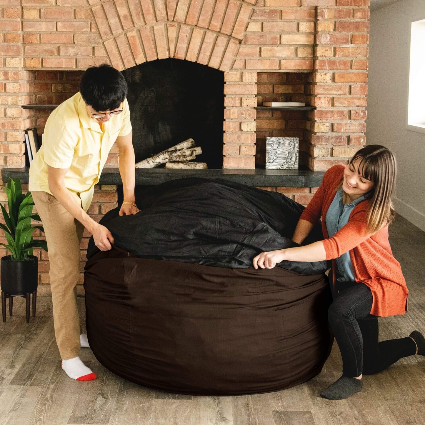 Fuf® 5Ft Foam Bean Bag Chair
