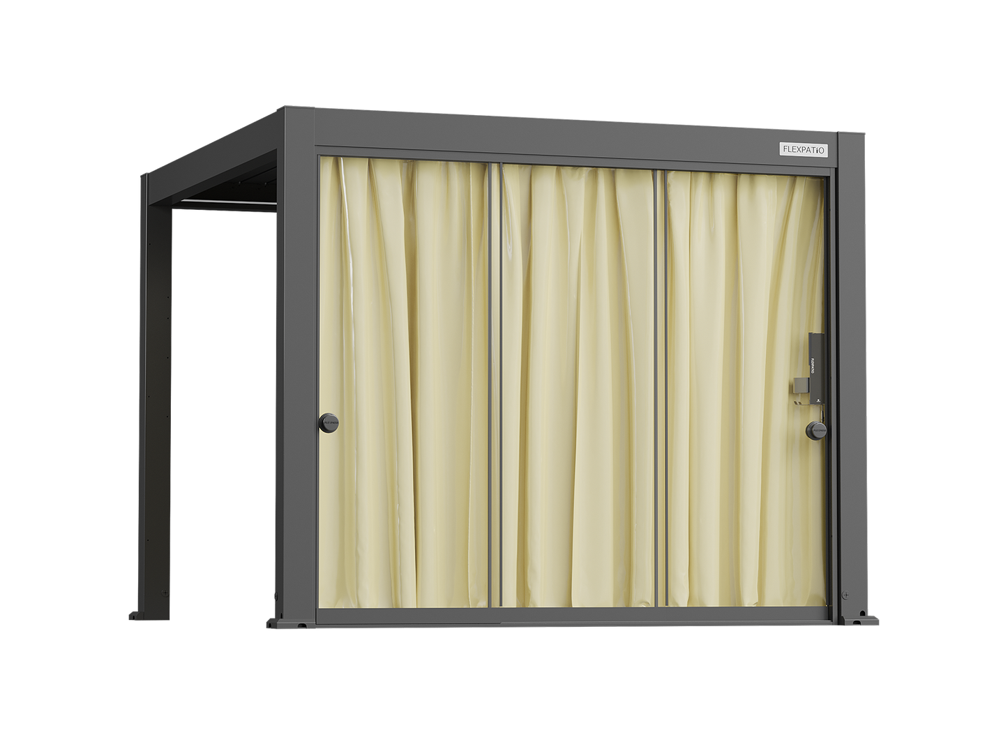 Curtain for Glass Door for FlexPatio Pergola