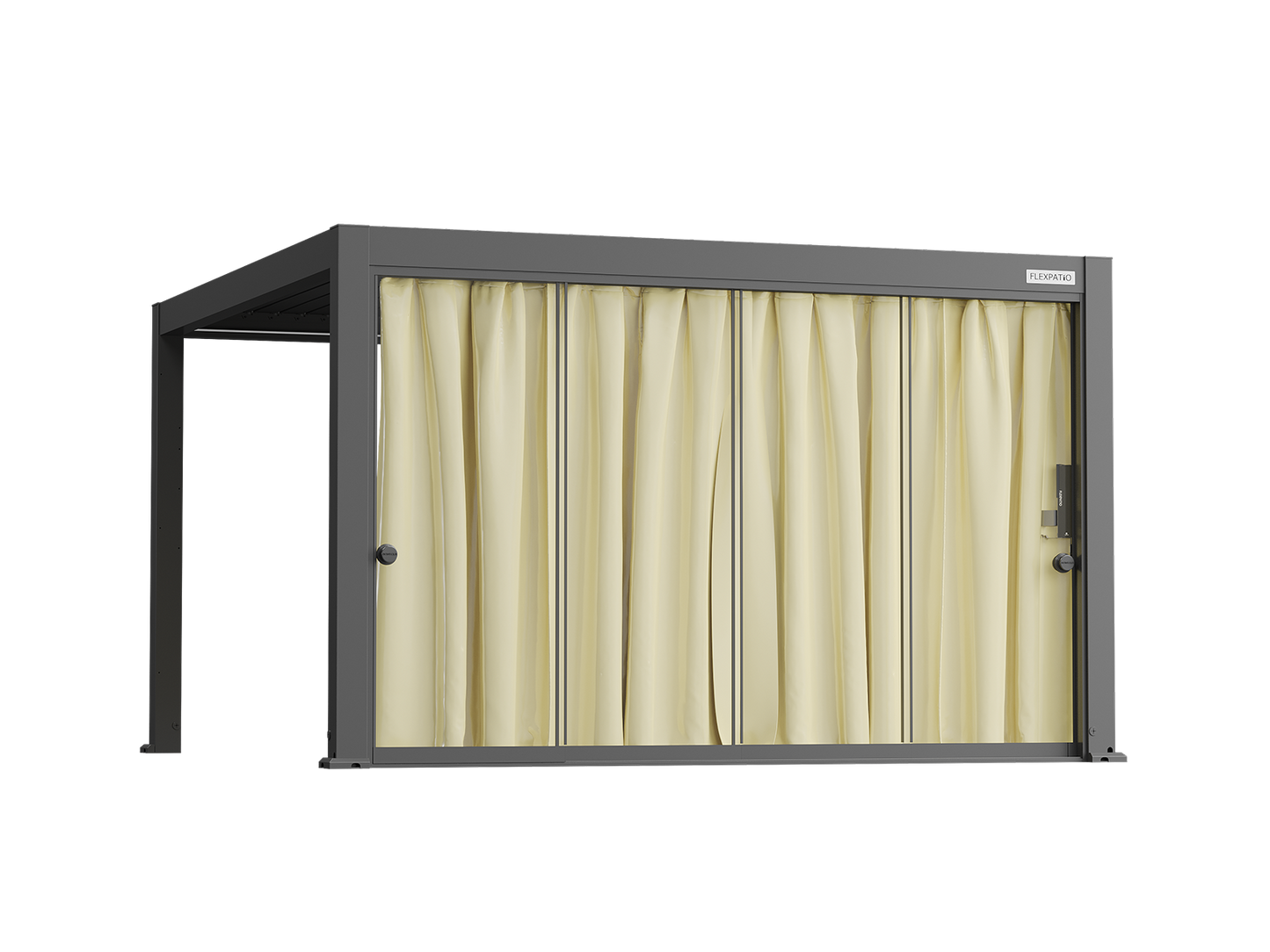 Curtain for Glass Door for FlexPatio Pergola