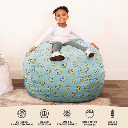 Fuf® 4Ft Foam Bean Bag Chair