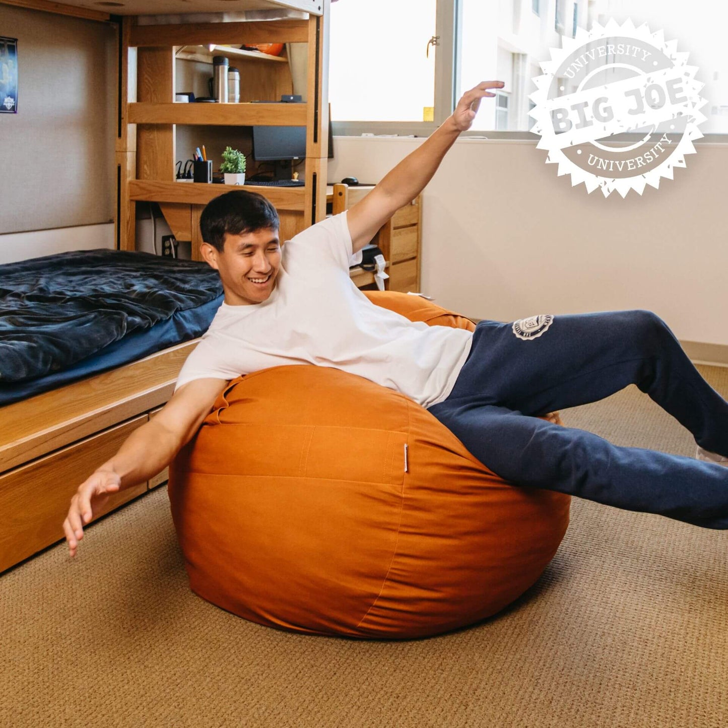 Fuf® 4Ft Foam Bean Bag Chair