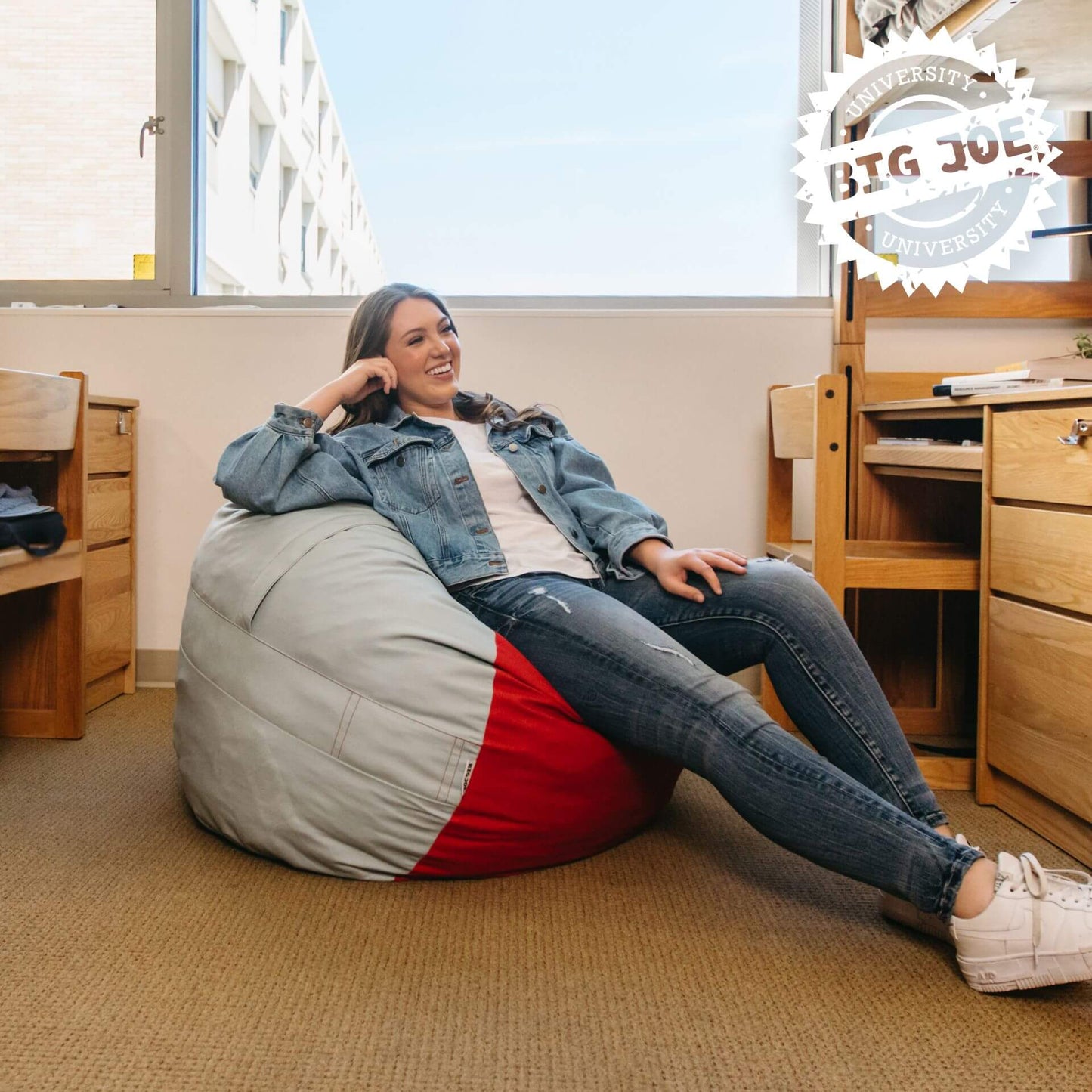 Fuf® 4Ft Foam Bean Bag Chair