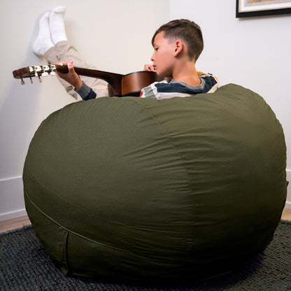 Fuf® 4Ft Foam Bean Bag Chair