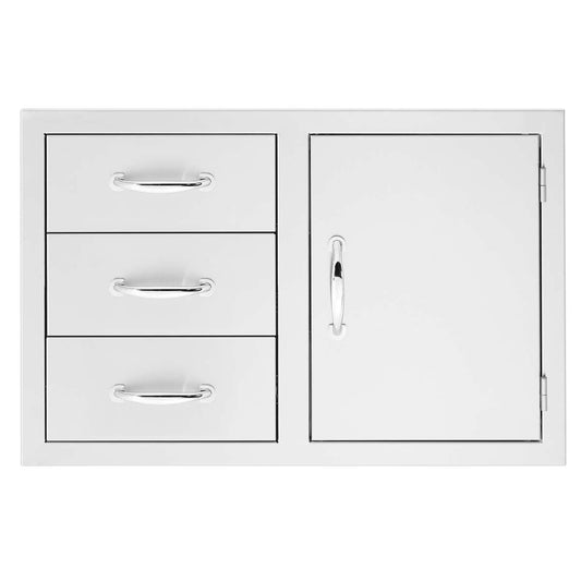 Summerset 33" 3 Drawer & Access Door Combo SSDC3-33