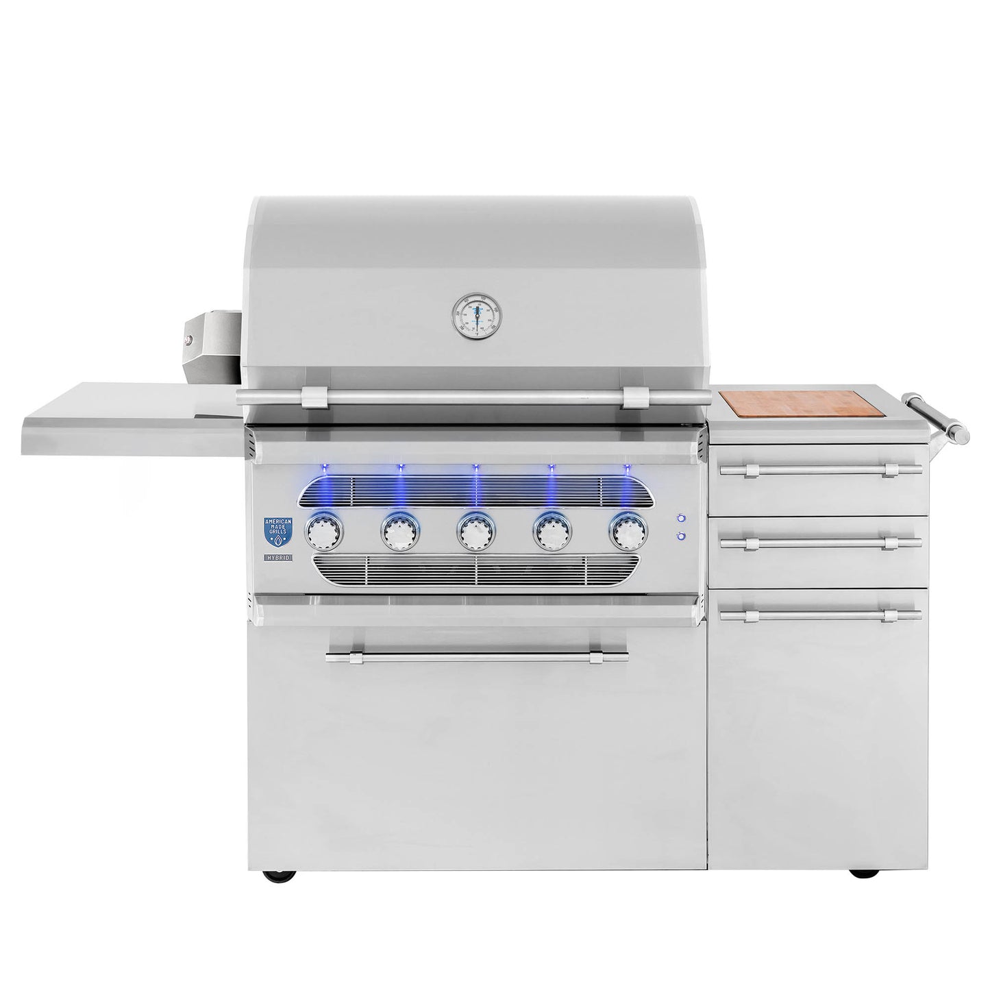 Muscle 36" Freestanding Hybrid Grill