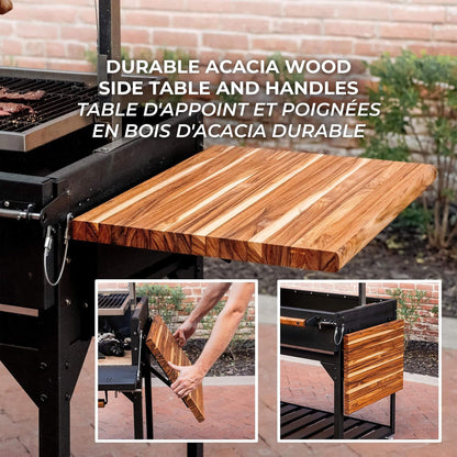 5FT X 2FT Heavy-Duty Argentine Santa Maria Wood Fire and Charcoal BBQ Grill with Brasero