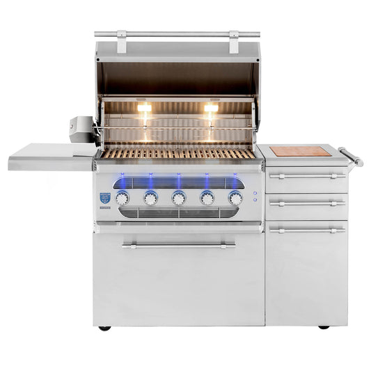 Muscle 36" Freestanding Hybrid Grill