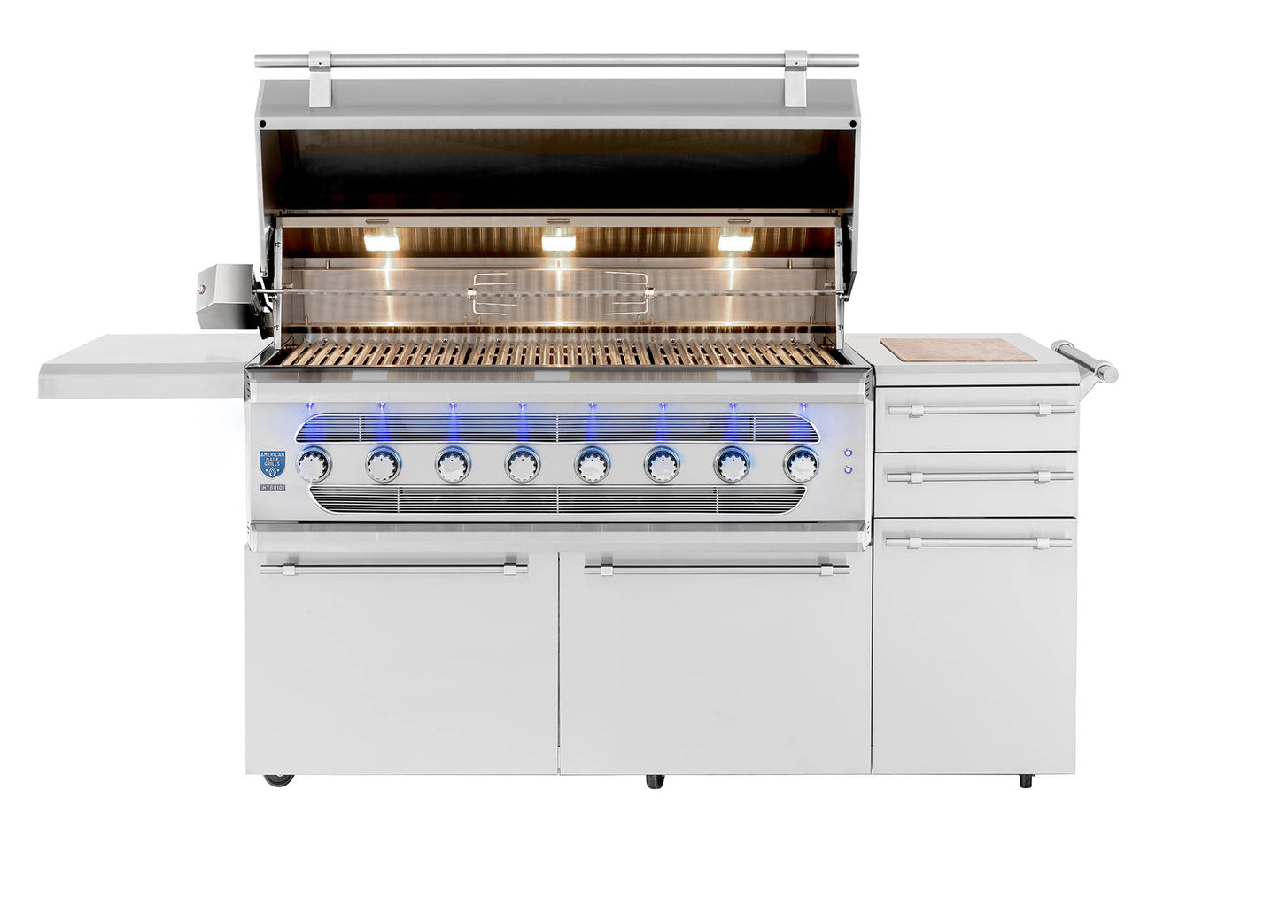 Muscle 54" Freestanding Hybrid Grill