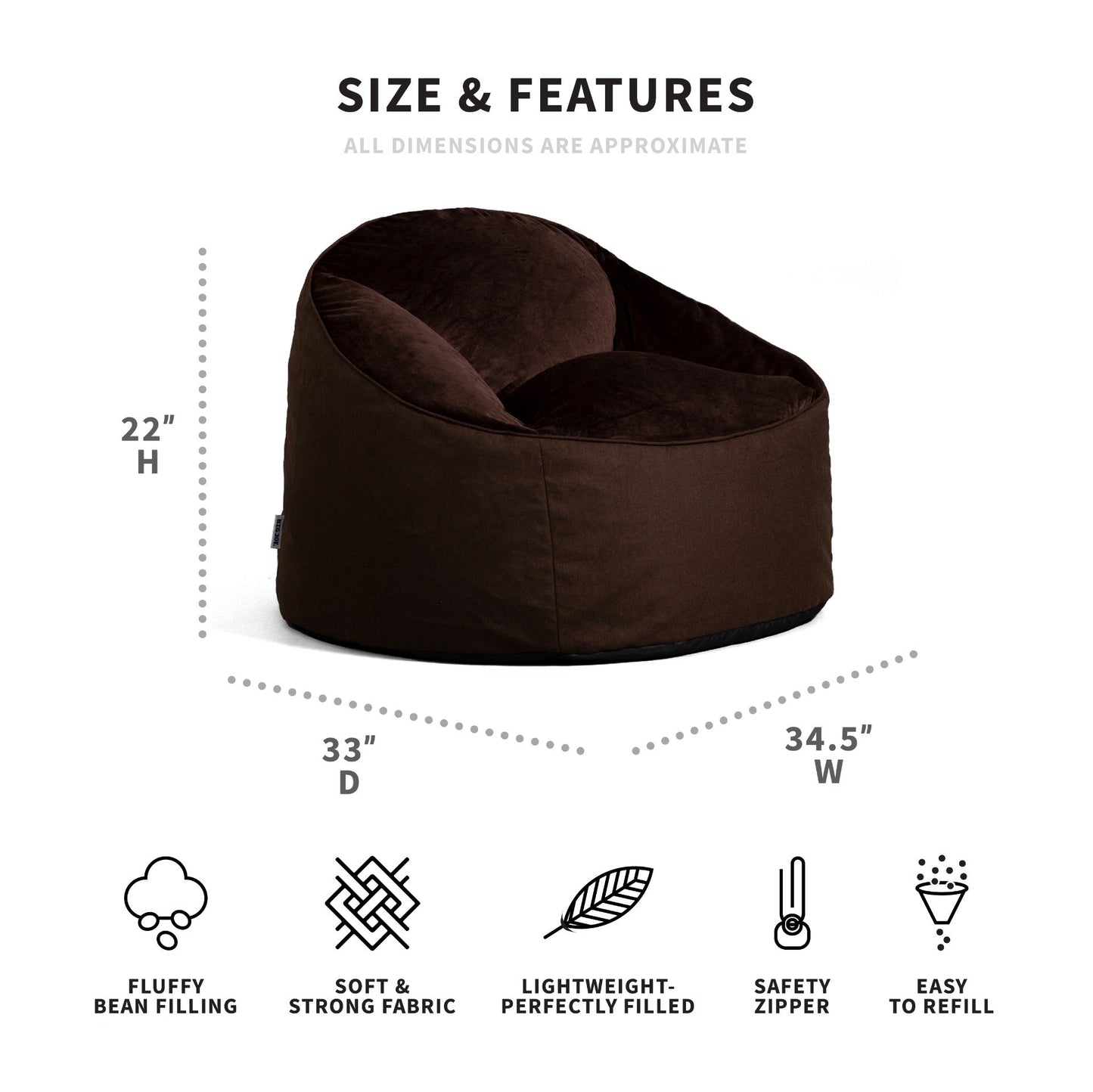 Marmitt Bean Bag Chair