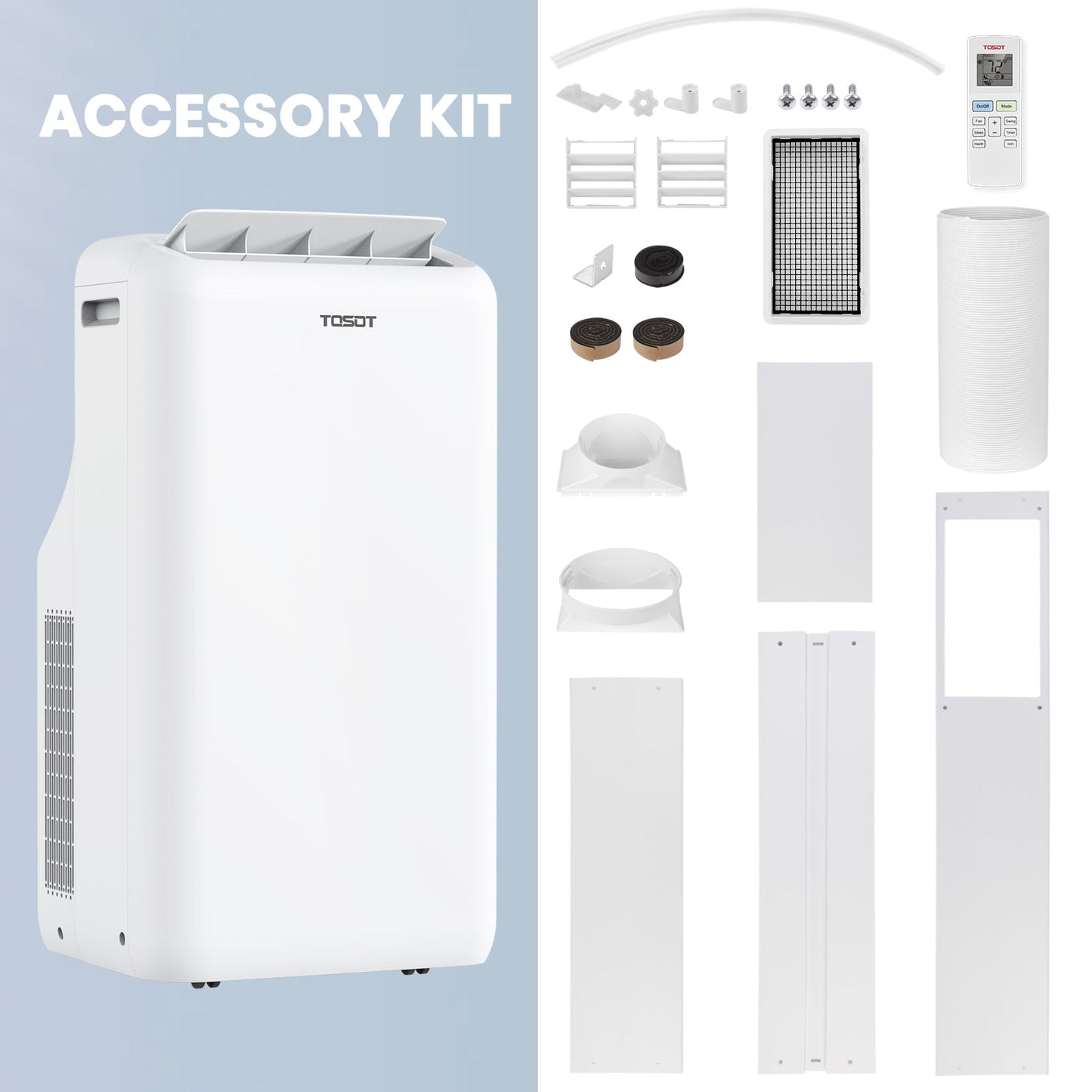 Aomi 14,000 BTU Heat Pump Portable Air Conditioner - WIFI Enabled