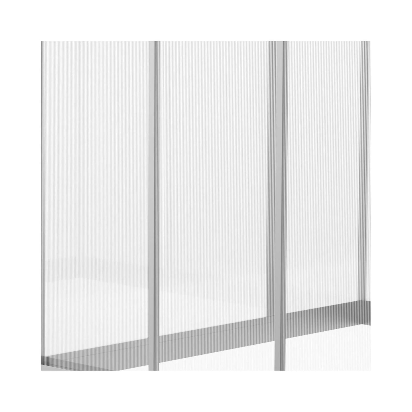 6' x 10' FT Alora Large Walk-In Backyard Greenhouse W/ Rainwater Collection System and Roof Vent