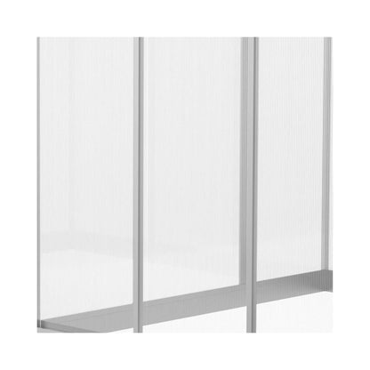 6' x 10' FT Alora Large Walk-In Backyard Greenhouse W/ Rainwater Collection System and Roof Vent