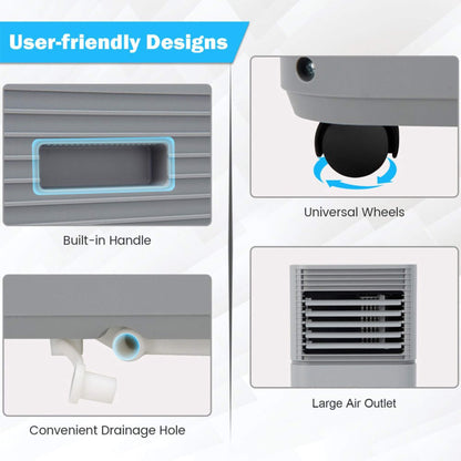 10K BTU Portable Room Air Conditioner Unit with Dehumidifier and Fan Mode