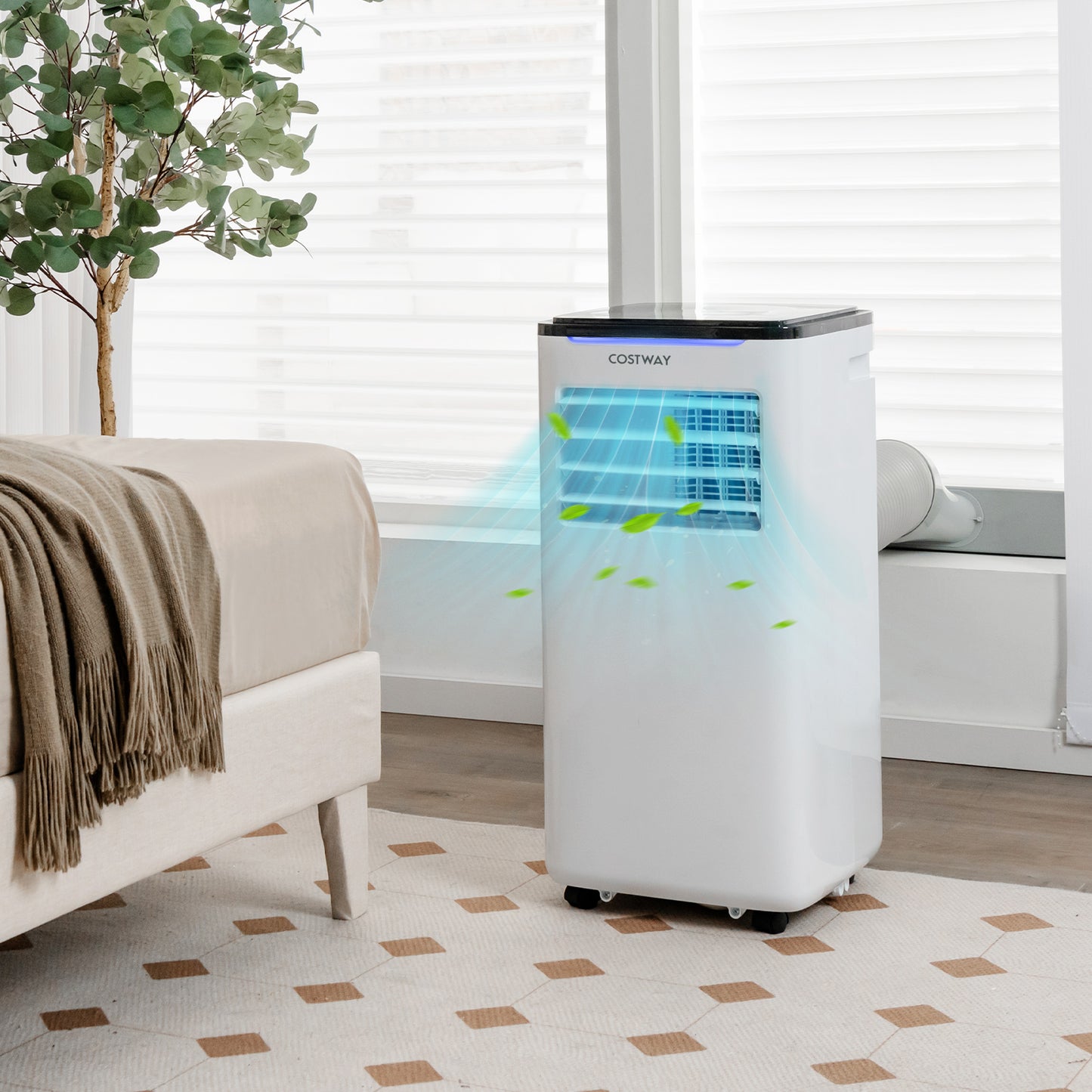 3-in-1 Portable Air Conditioner with Fan and Dehumidifier Mode