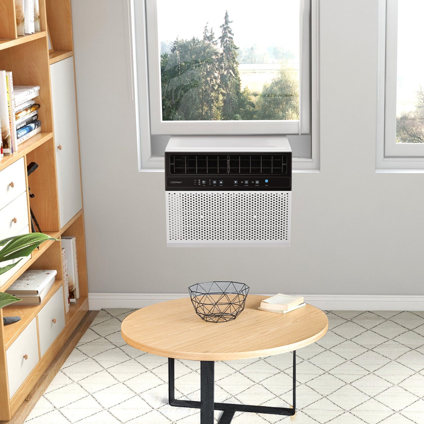 Window Air Conditioner with Handy Remote and LED Control Panel 10000 BTU