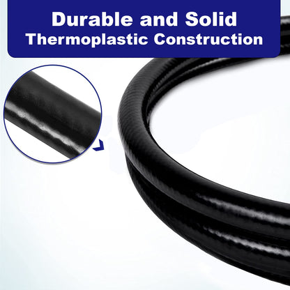 Flame King RV, Van, Trailer, Dual Quick Connect Hose, LP Gas Only, 48 inch, 1/4 inch