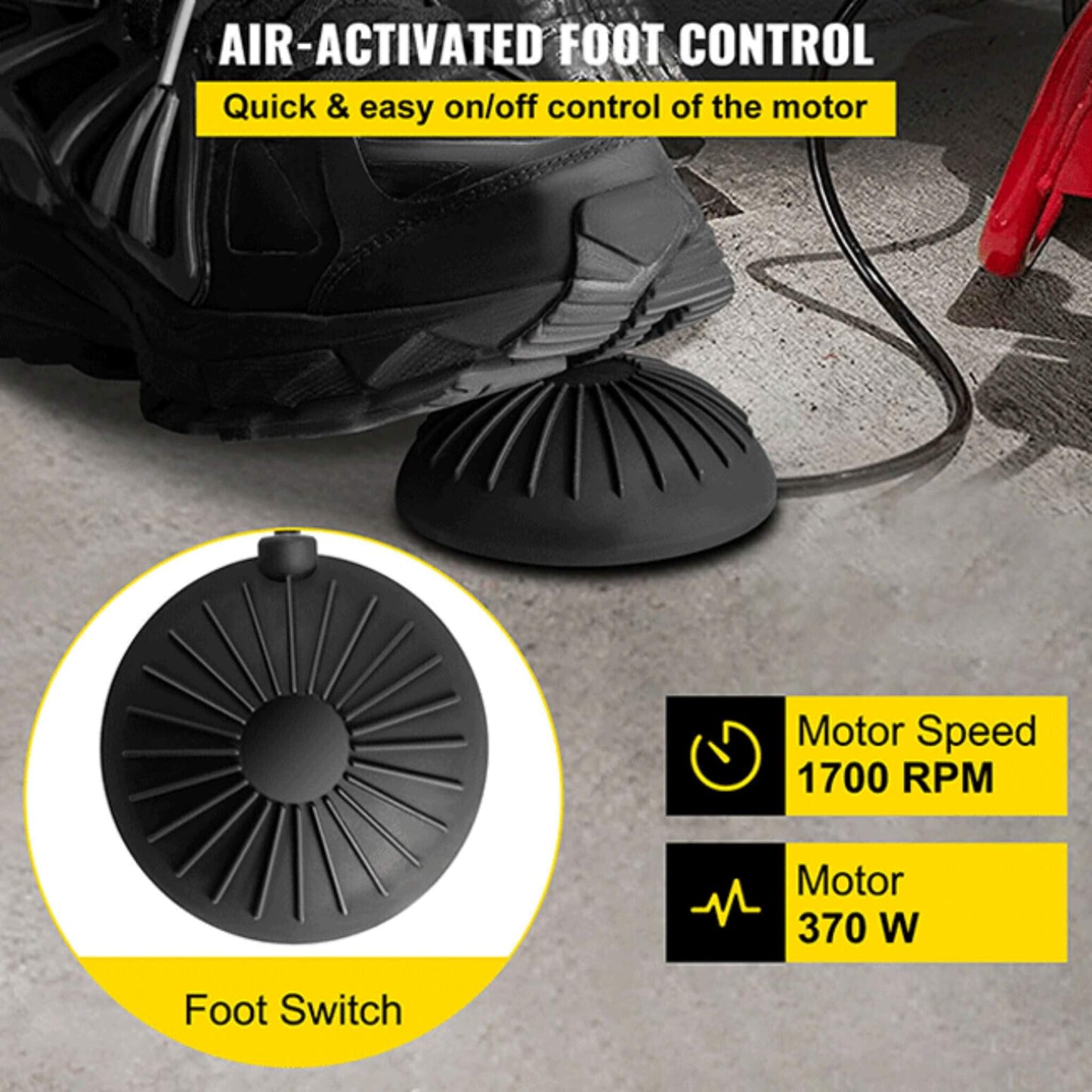 100FT x 3/8" Electric Sewer Drain Cleaner Snake Clog Machine with Cutter