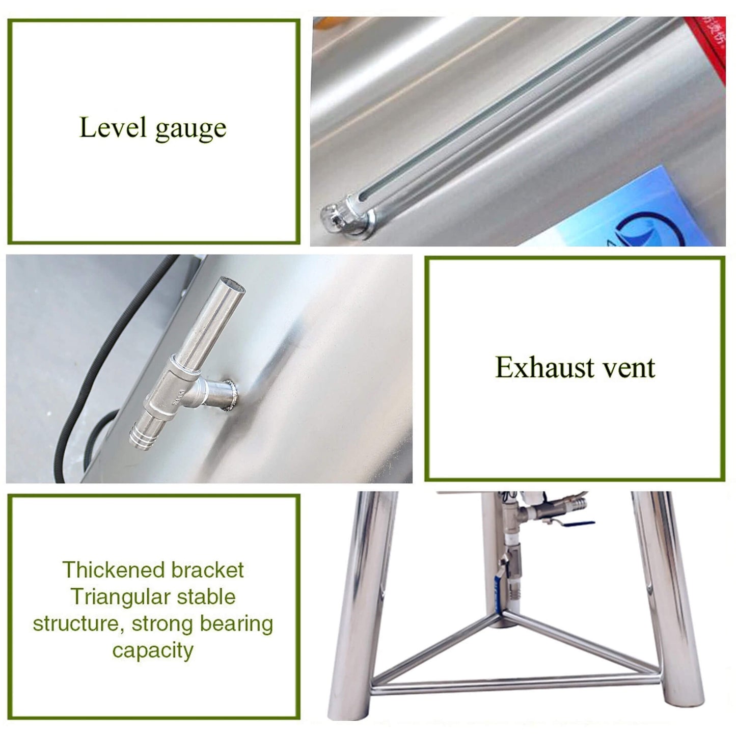 Heavy Duty Stainless Steel Commercial Milk And Ice Cream Mix Pasteurizer Machine [Without Plug]