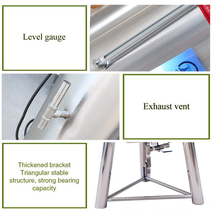 Heavy Duty Stainless Steel Commercial Milk And Ice Cream Mix Pasteurizer Machine [Without Plug]