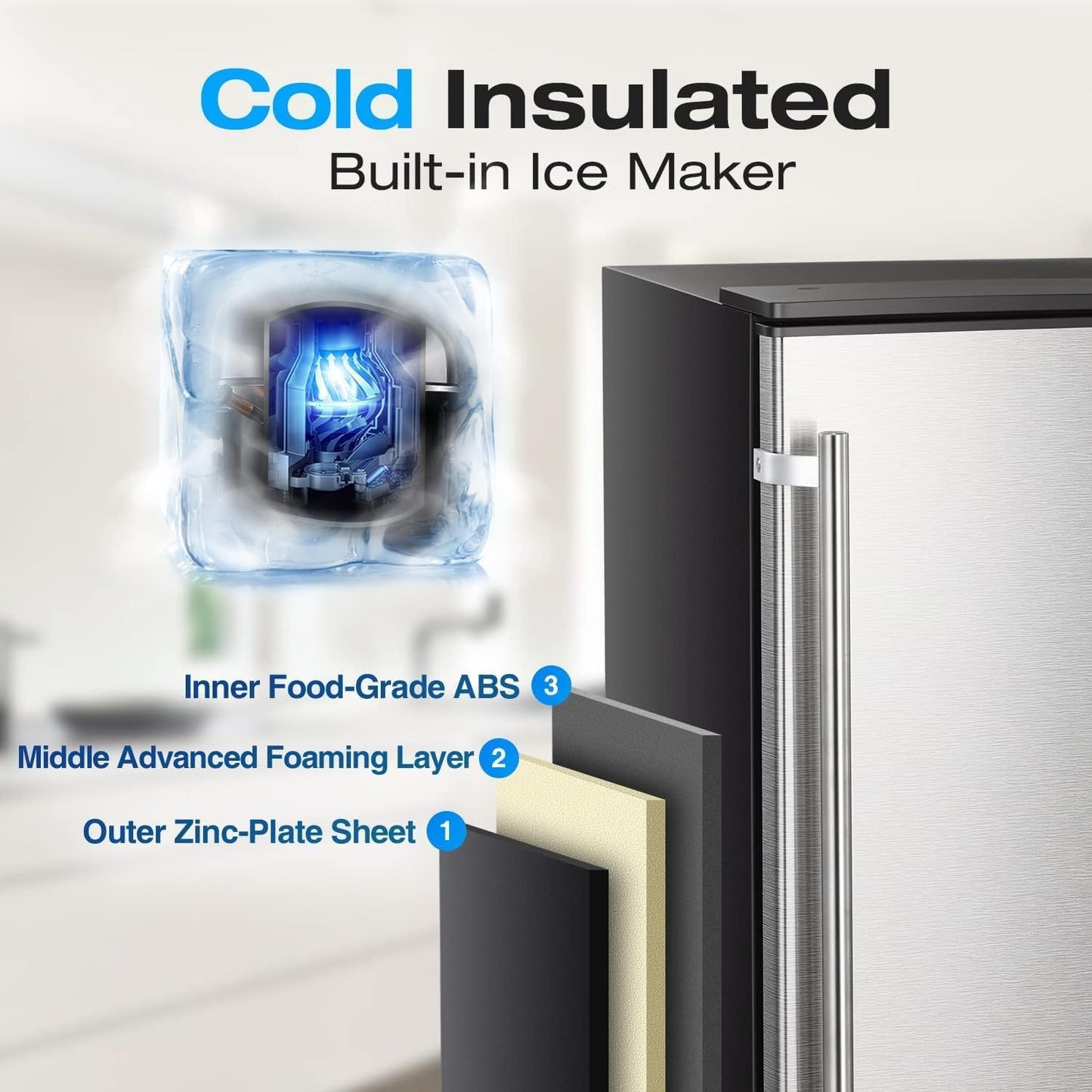 Freestanding Commercial Ice Maker - Z5845A - Multiple Sizes - 100LBS 200LBS 265LBS