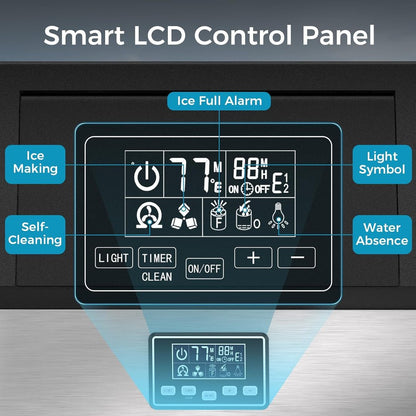 Freestanding Commercial Ice Maker - Z5845A - Multiple Sizes - 100LBS 200LBS 265LBS