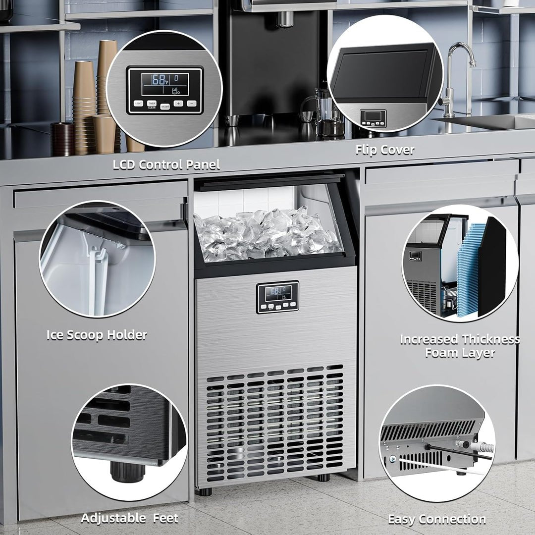 Freestanding Commercial Ice Maker - Z5845A - Multiple Sizes - 100LBS 200LBS 265LBS