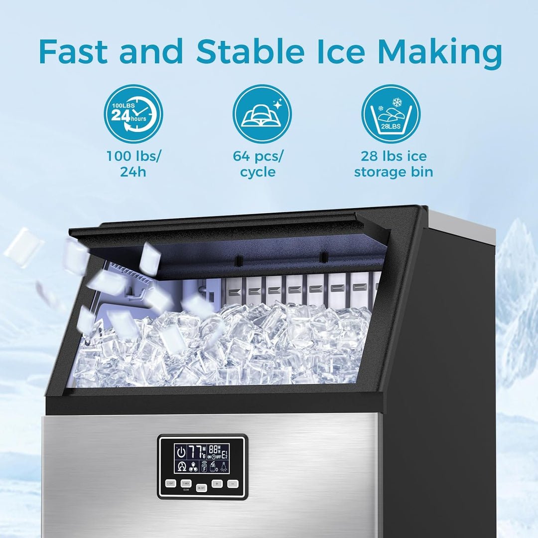 Freestanding Commercial Ice Maker - Z5845A - Multiple Sizes - 100LBS 200LBS 265LBS
